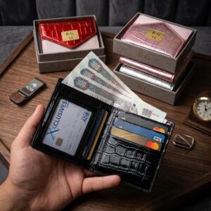 محفظة "فخامة يومك" – جلد طبيعي أصلي